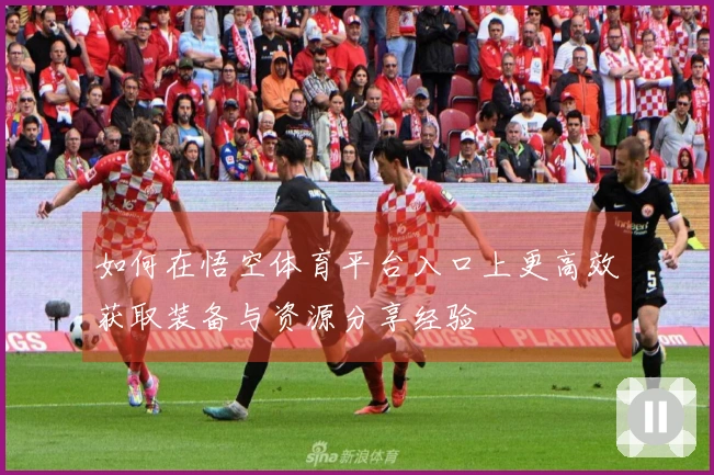 如何在悟空体育平台入口上更高效获取装备与资源分享经验